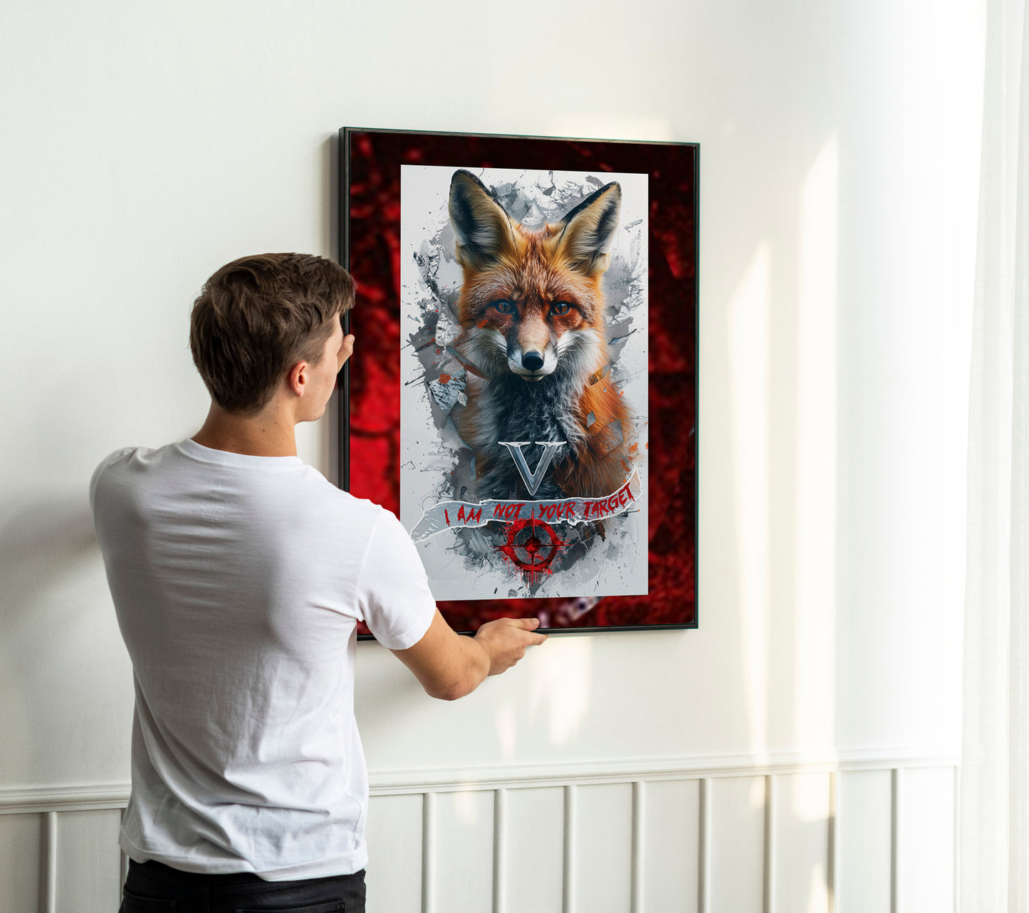 not your target - Art Print Din A2