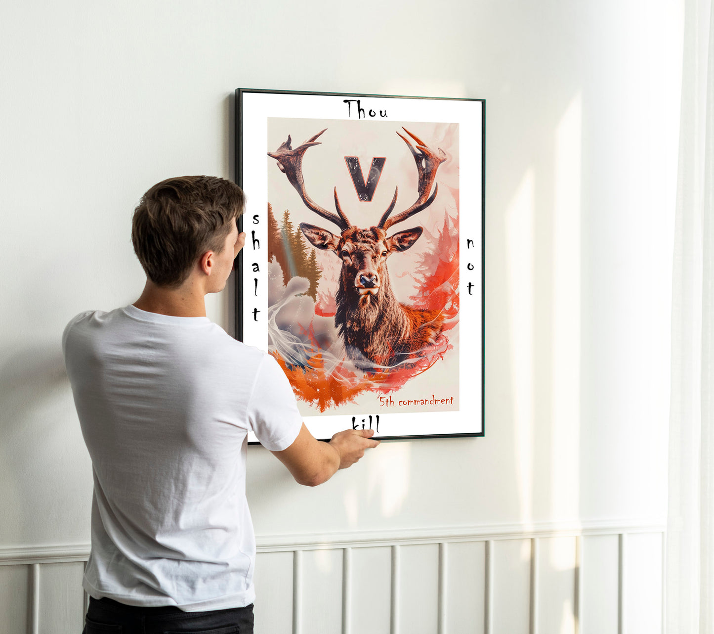 Thou shalt not kill -Art Print Din A2