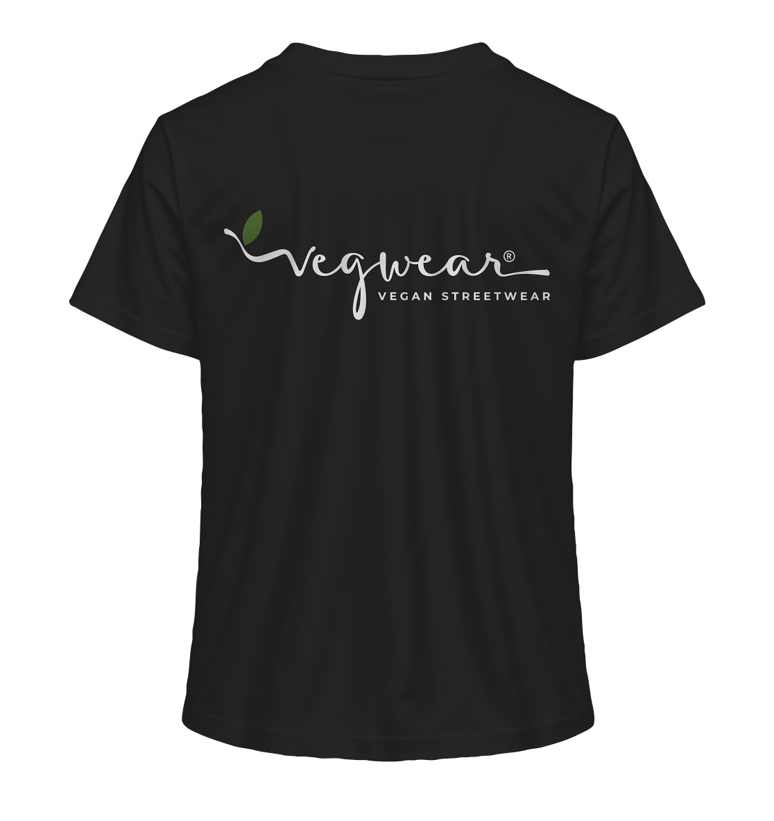 Motiv "vegwear Logo weiß" - Damen Bio T-Shirt