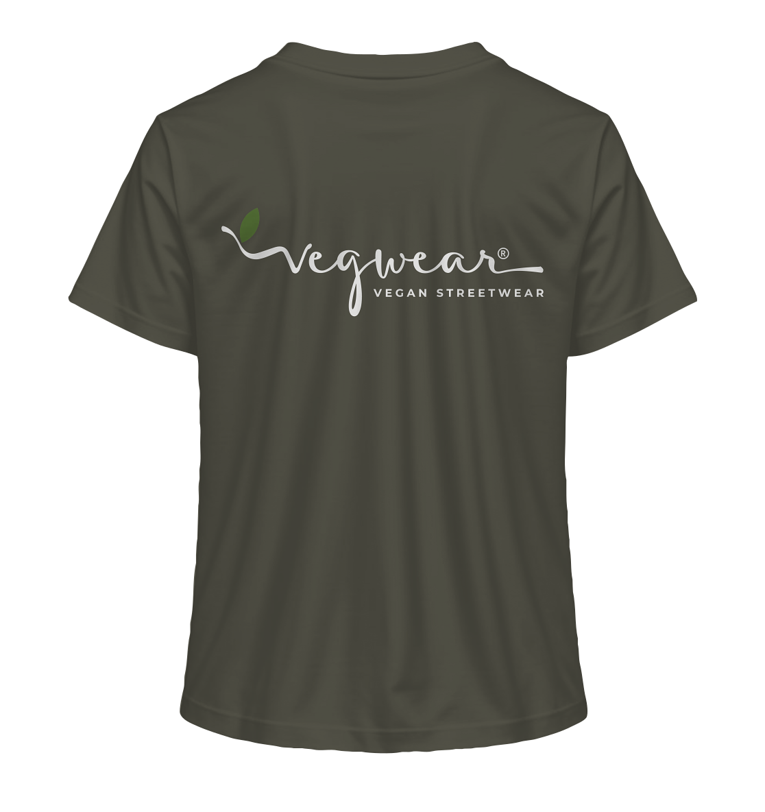 Motiv "vegwear Logo weiß" - Damen Bio T-Shirt