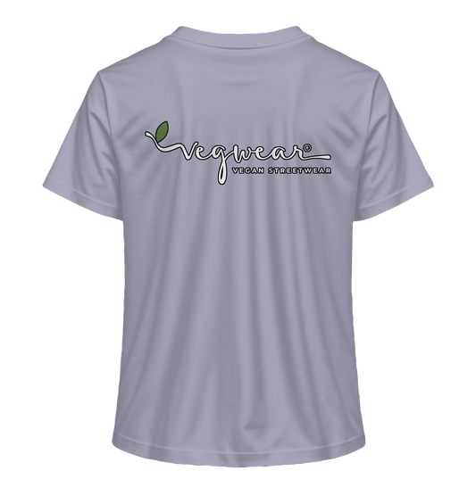 Motif "actio = reactio" - women's organic T-shirt