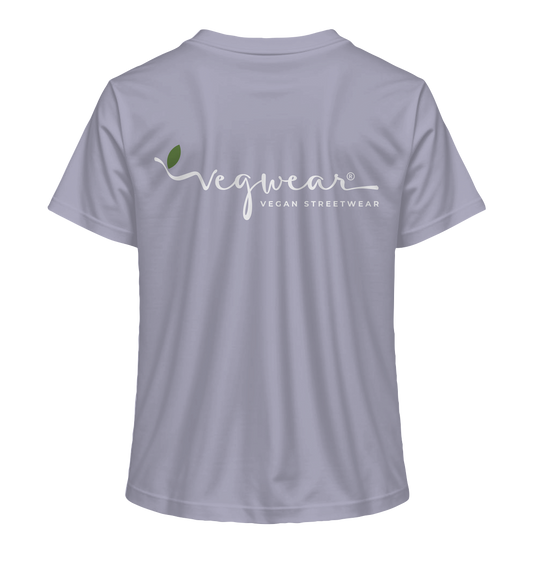 Motiv "vegwear Logo weiß" - Damen Bio T-Shirt
