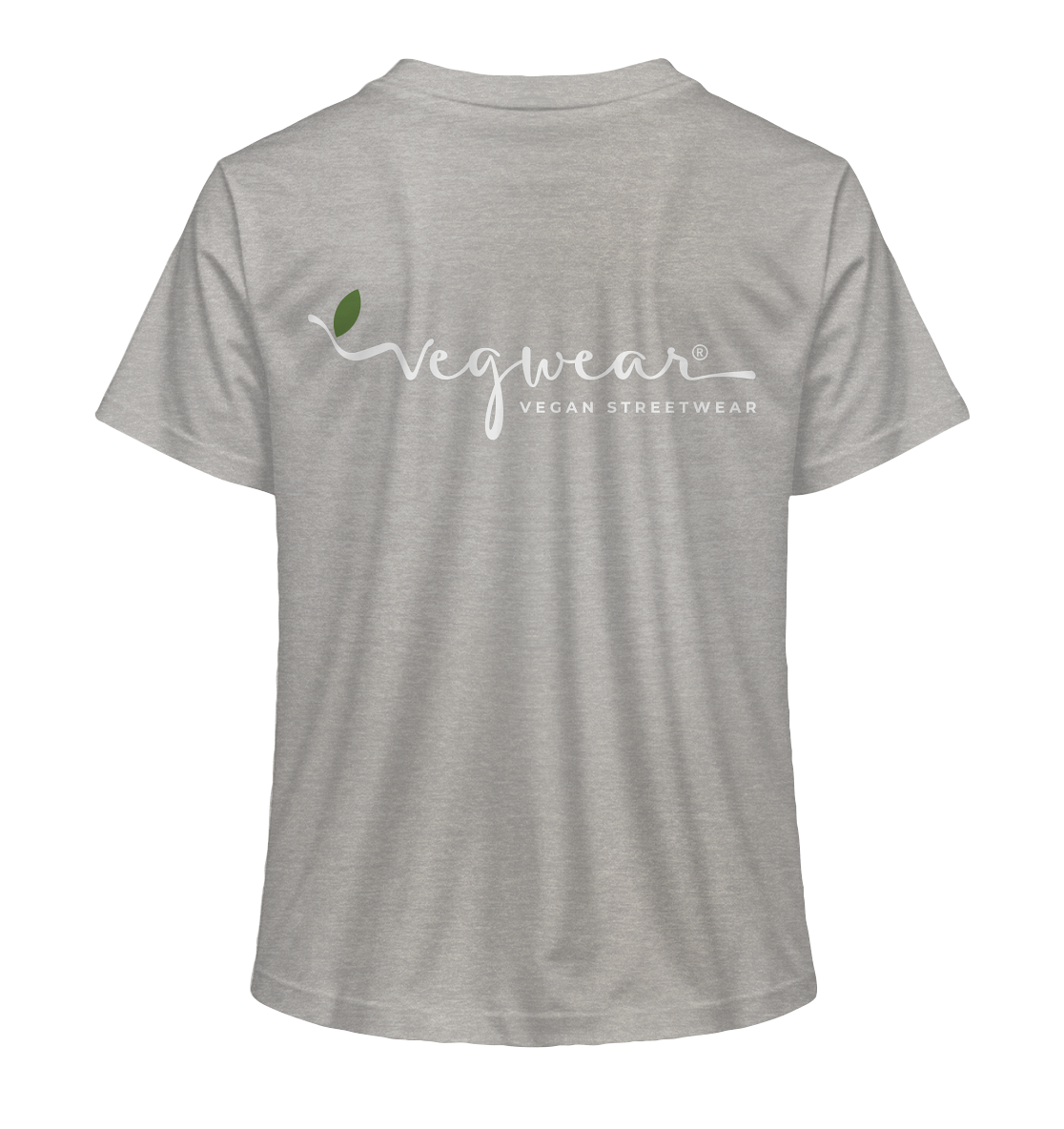 Motiv "vegwear Logo weiß" - Damen Bio T-Shirt