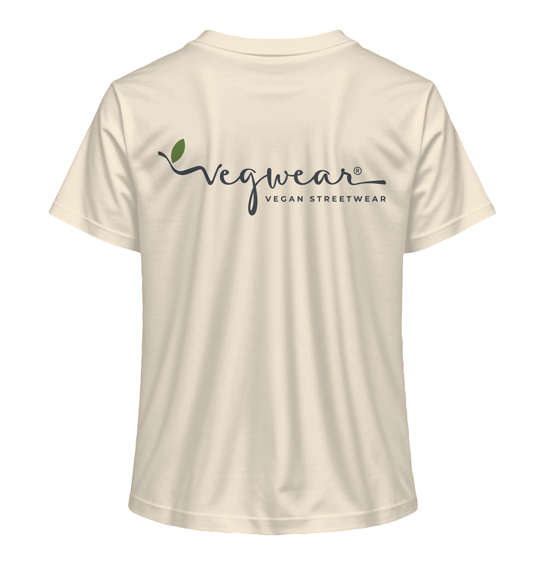 Motif "vegwear logo grey" - women's organic T-shirt