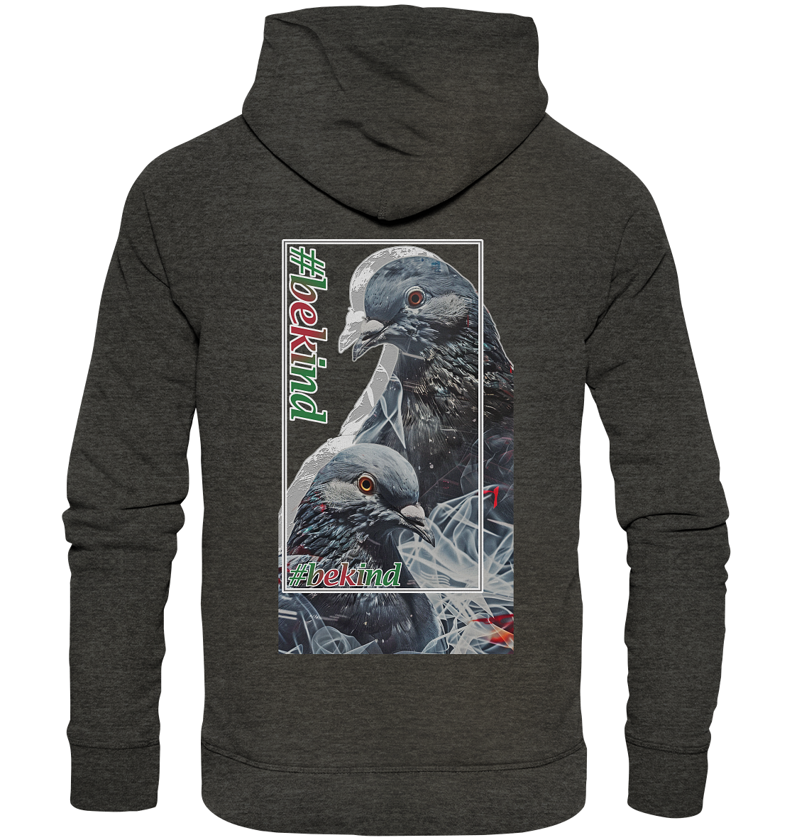 Motiv "be kind" - unisex Bio Hoodie / Kapuzenpulli