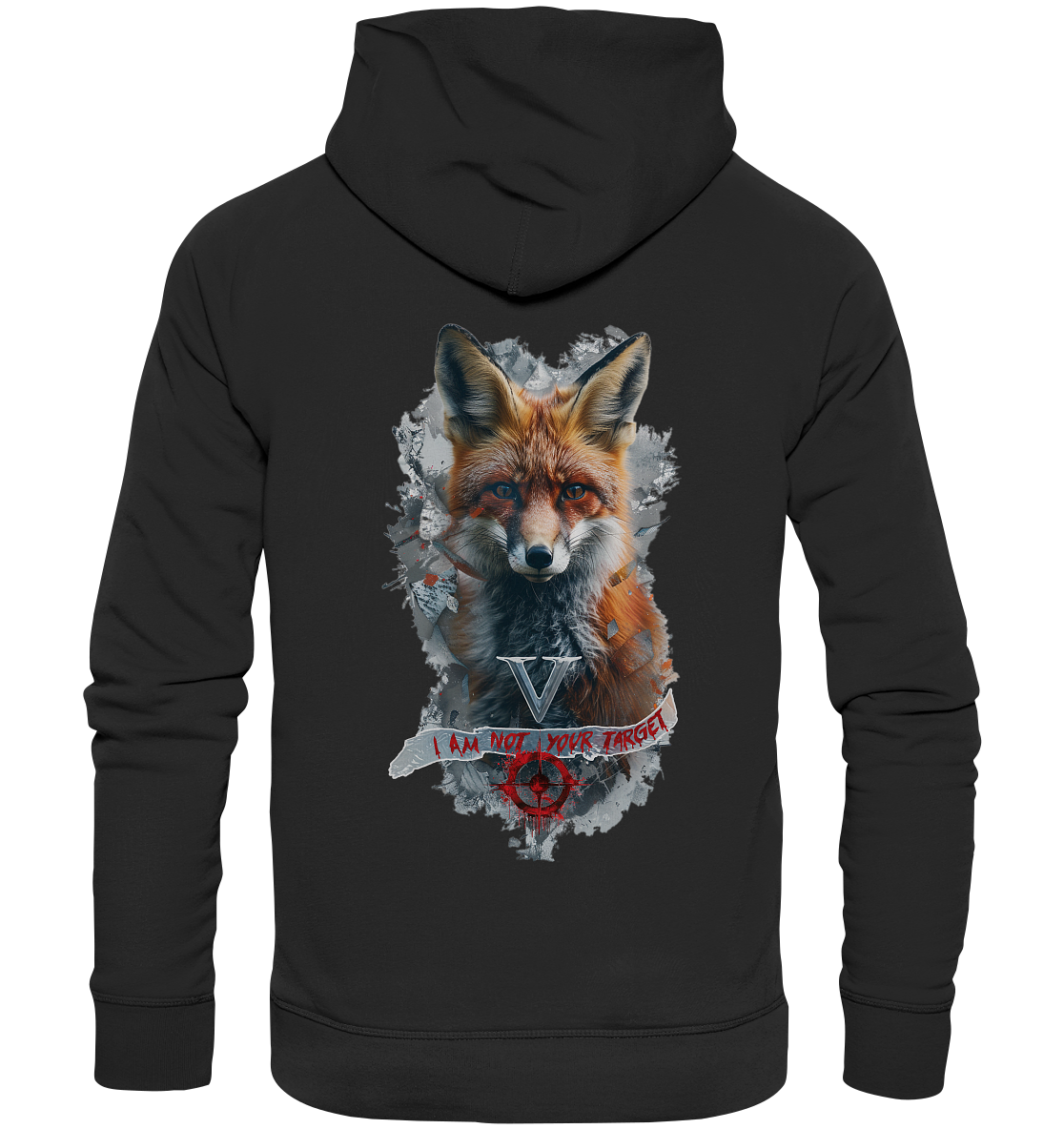 Motiv "not your target" - unisex Bio Hoodie