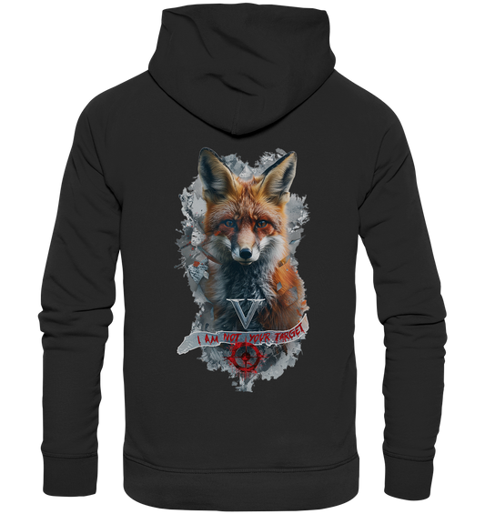 Motiv "not your target" - unisex Bio Hoodie