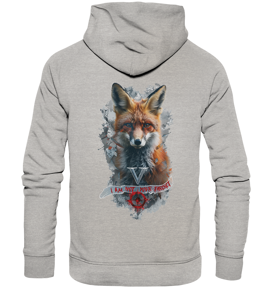 Motiv "not your target" - unisex Bio Hoodie
