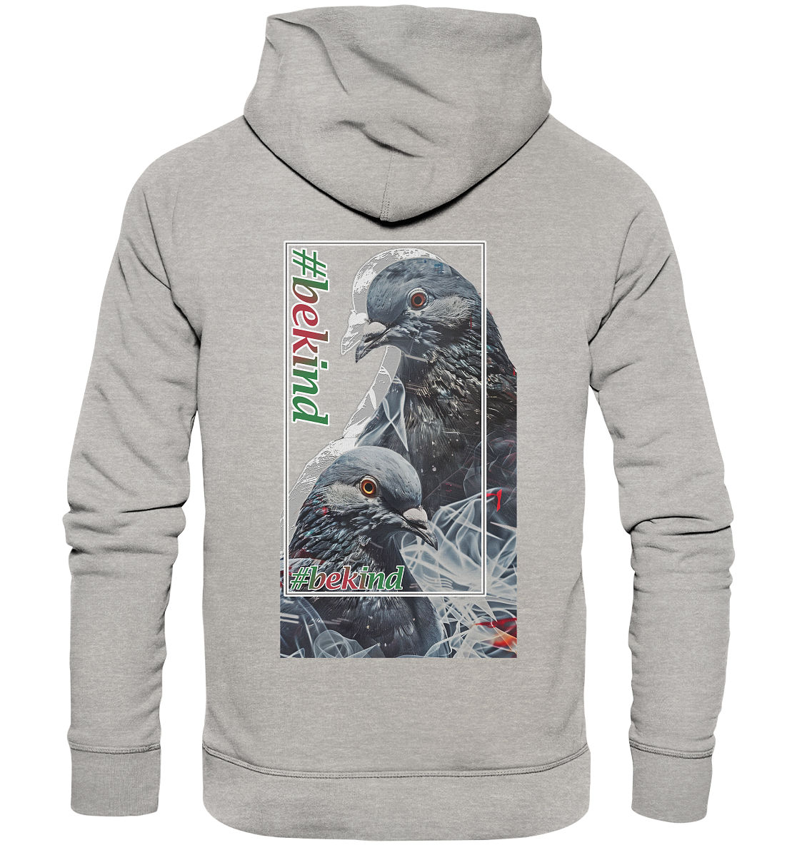 Motiv "be kind" - unisex Bio Hoodie / Kapuzenpulli