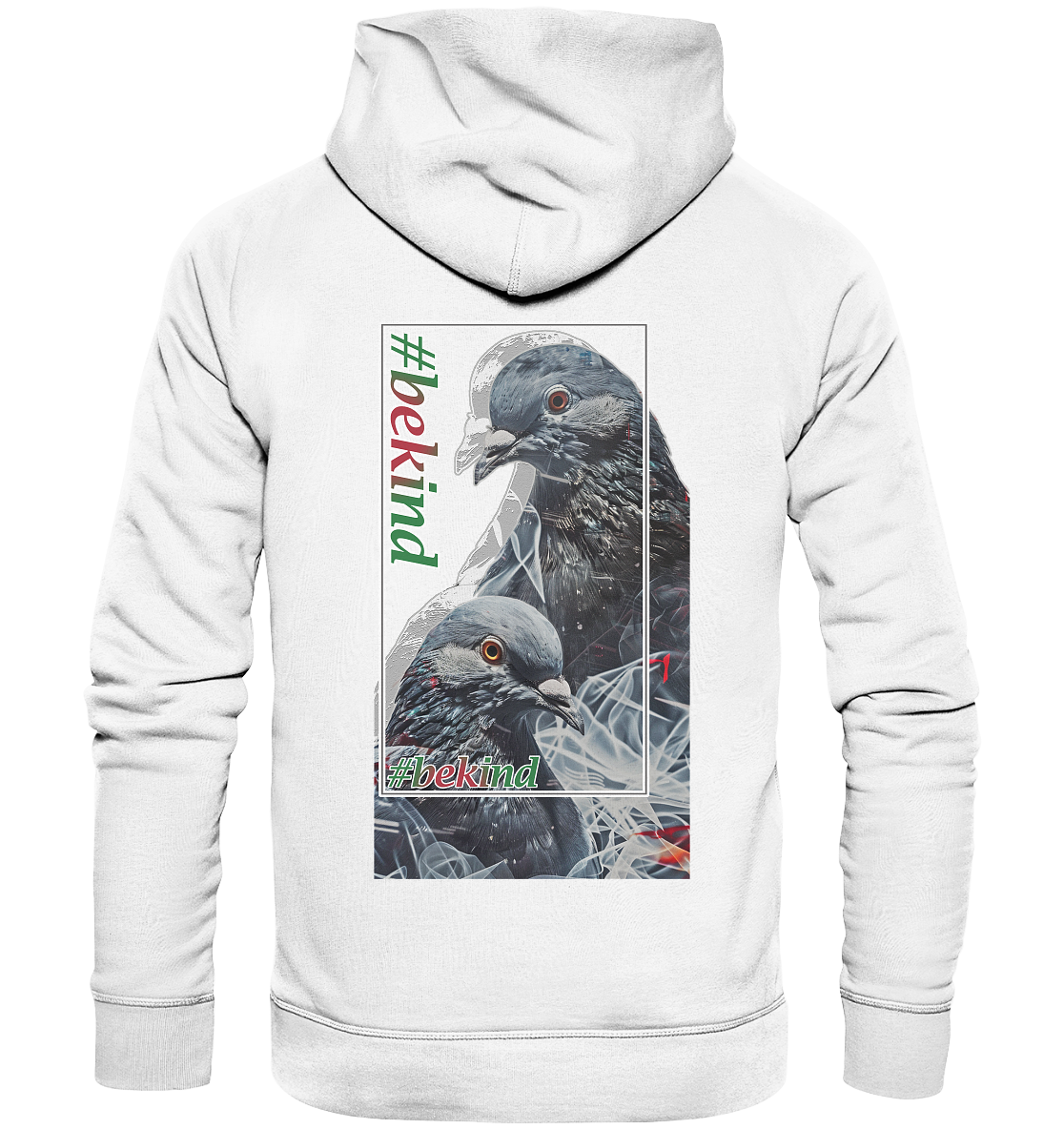 Motiv "be kind" - unisex Bio Hoodie / Kapuzenpulli