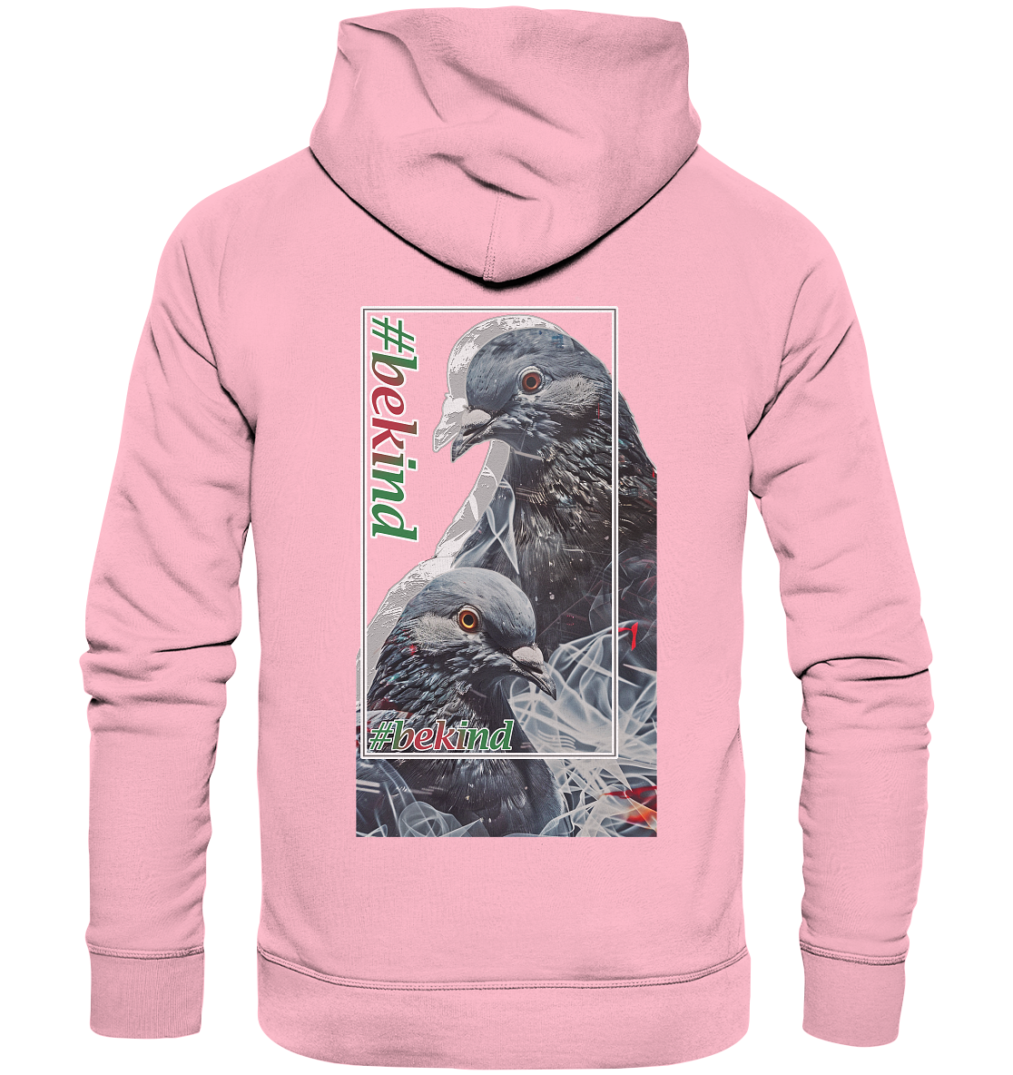 Motiv "be kind" - unisex Bio Hoodie / Kapuzenpulli