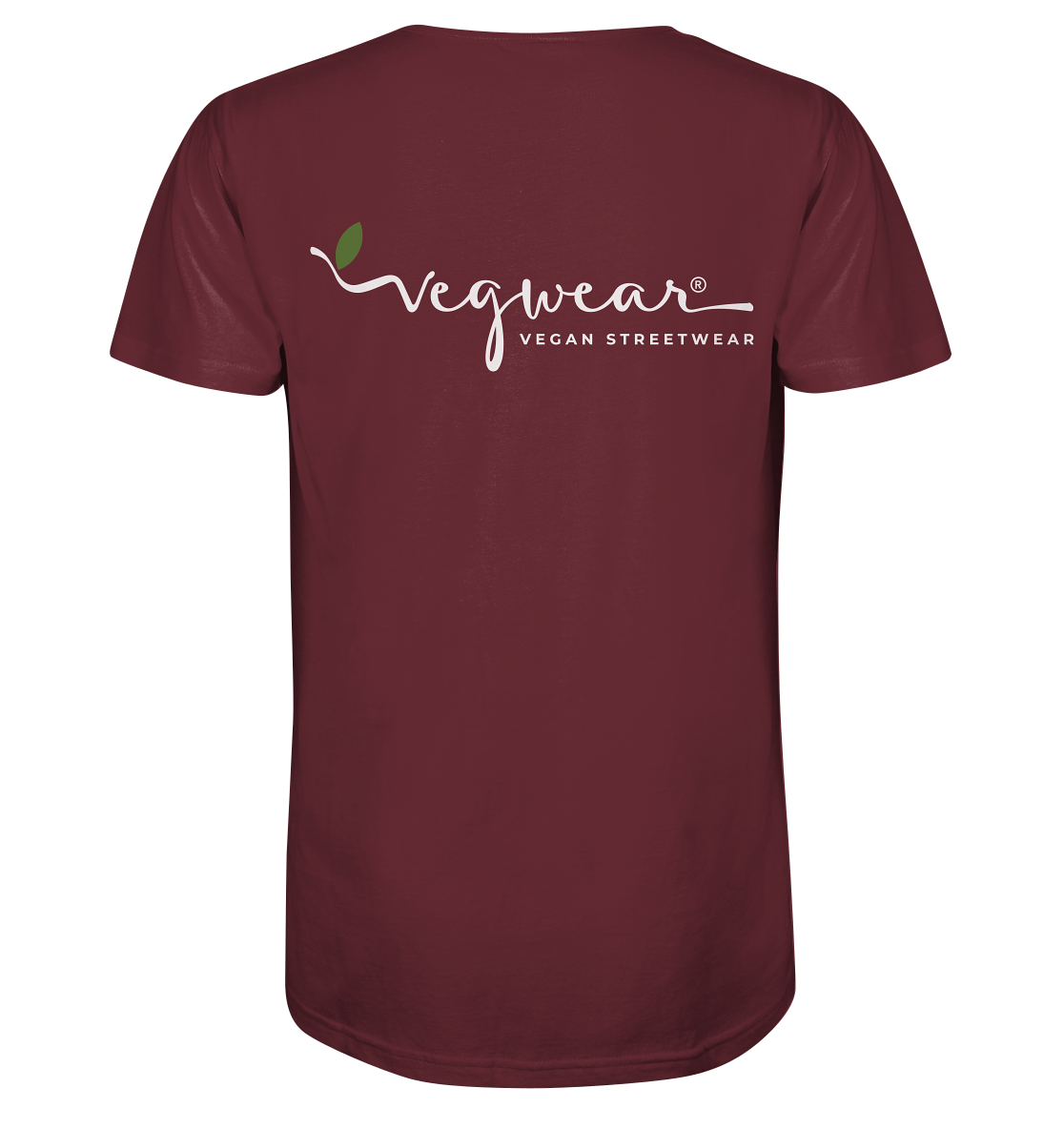 Motiv "vegwear Logo weiß" - unisex Bio T-Shirt