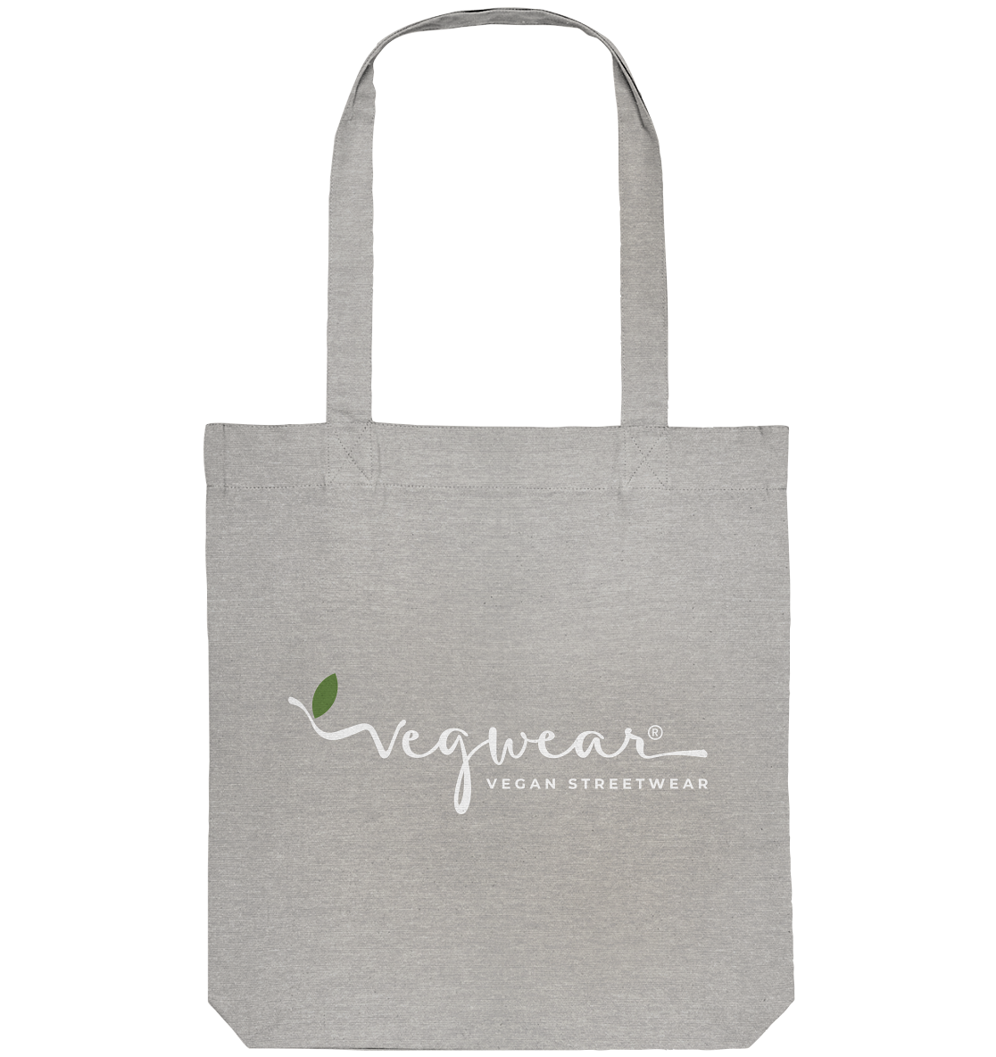 Motif "vegwear Logo white" - Organic shopping bag