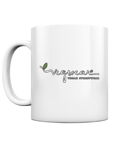 vegwear "vegan for life"- Kaffee Tasse glossy
