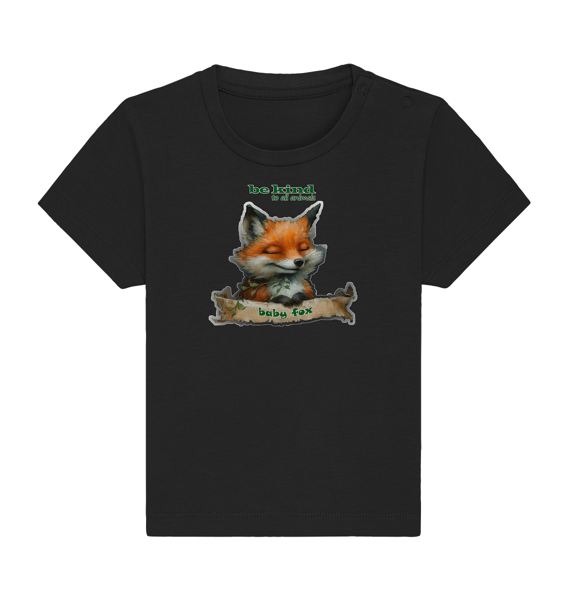 Motif "Baby Fox" baby organic T-shirt