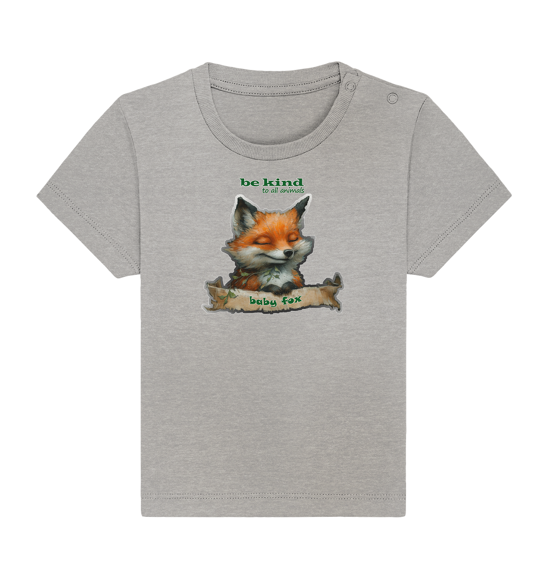 Motif "Baby Fox" baby organic T-shirt