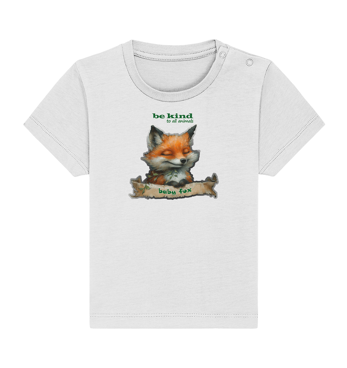 Motif "Baby Fox" baby organic T-shirt