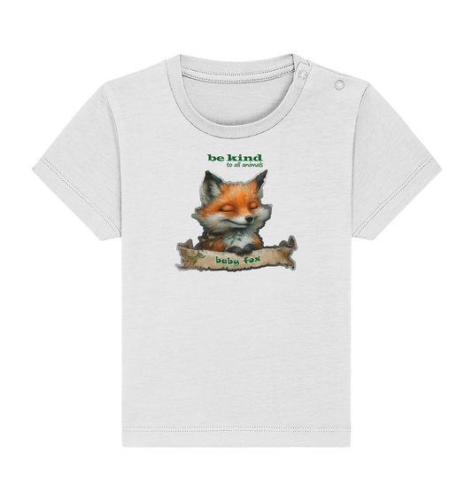 Motif "Baby Fox" baby organic T-shirt