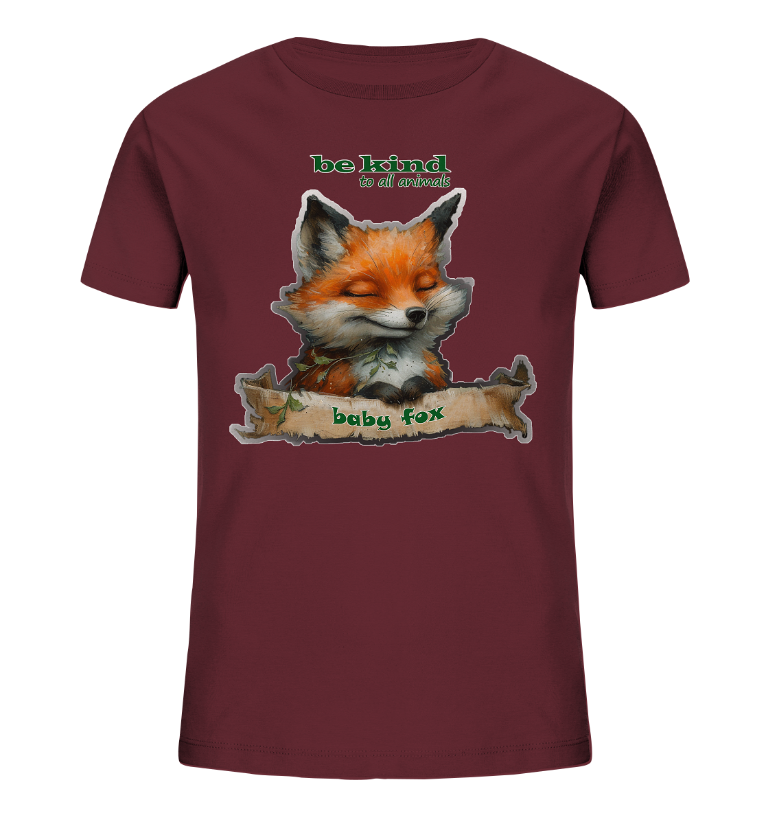Motif "Baby Fox" - Children's Organic T-Shirt