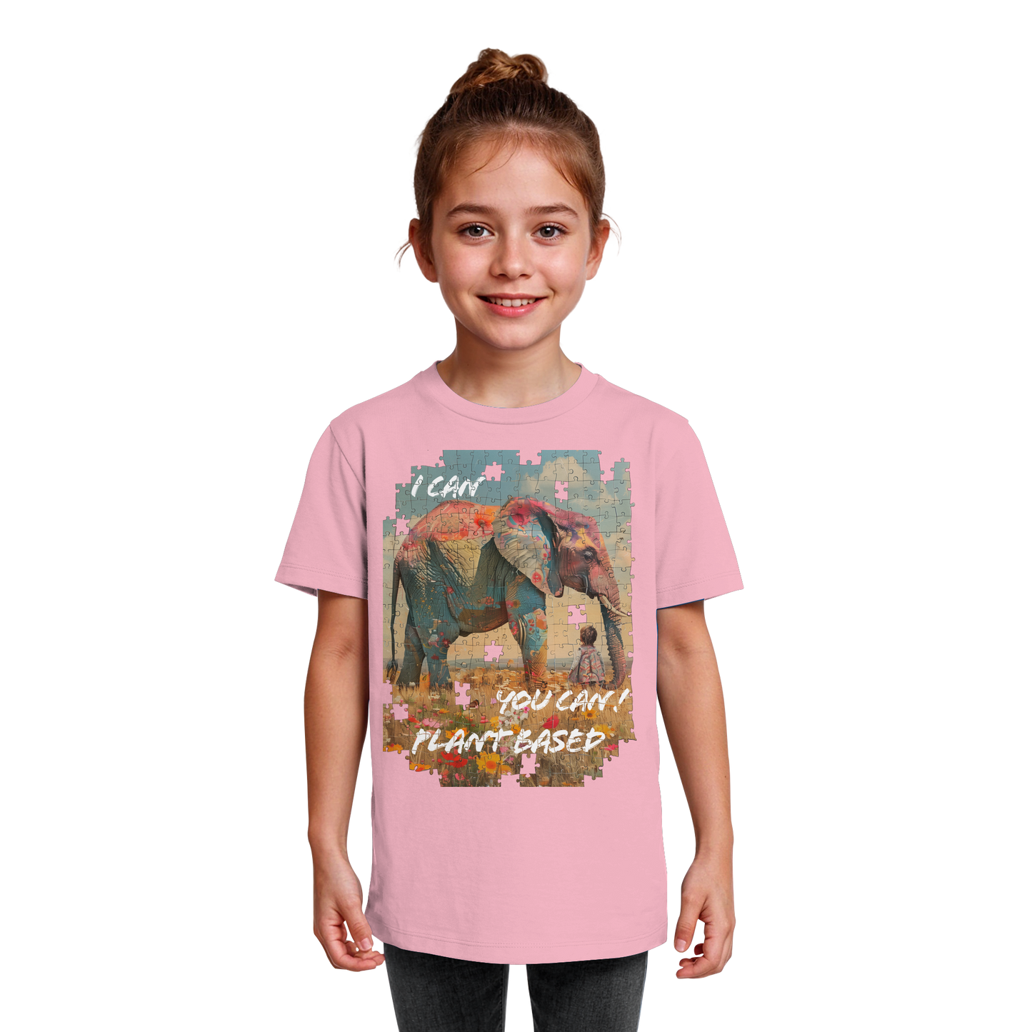 vegwear "I can you can"- unisex Kinder T-Shirt, bio, vegan