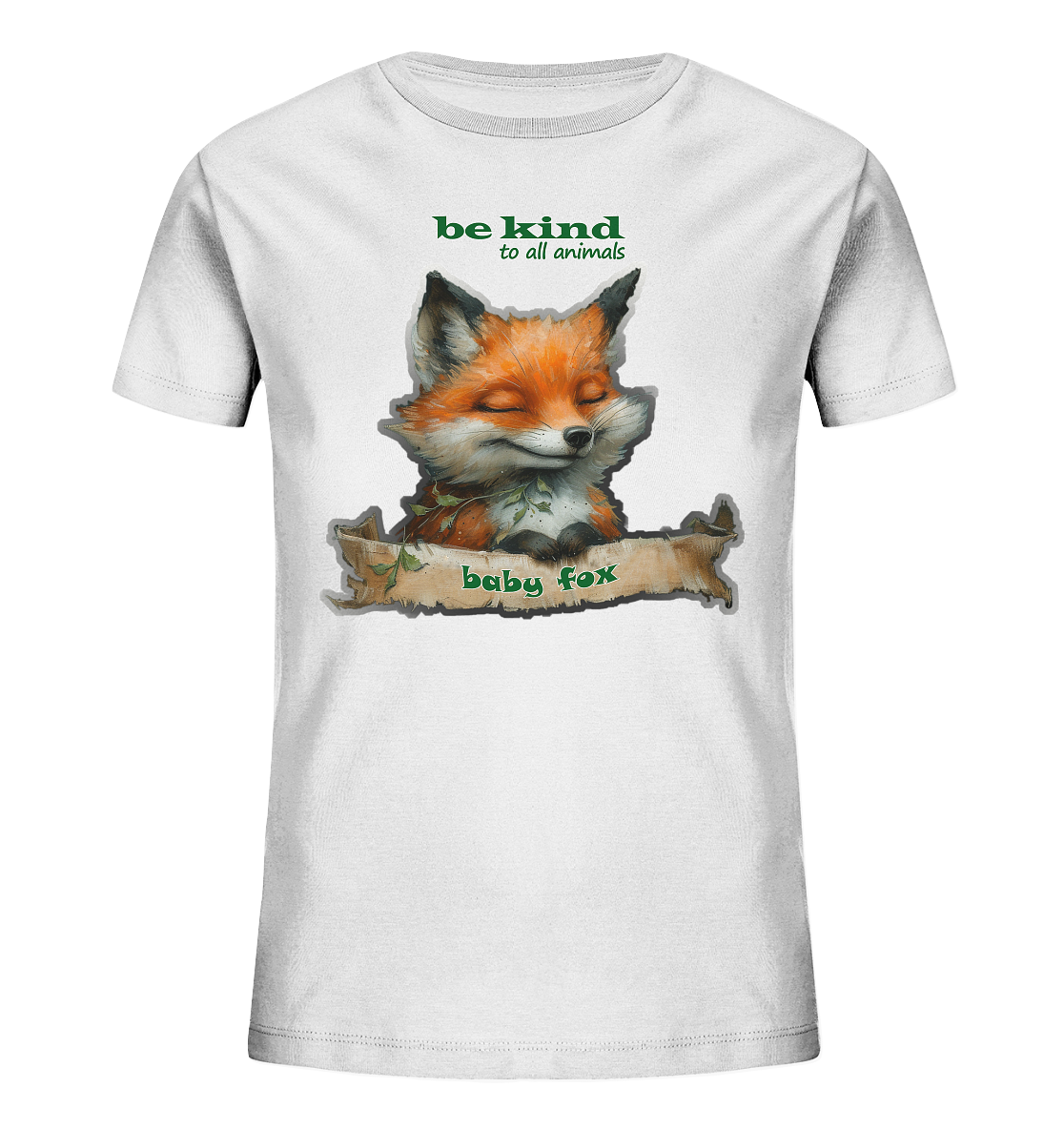 Motif "Baby Fox" - Children's Organic T-Shirt