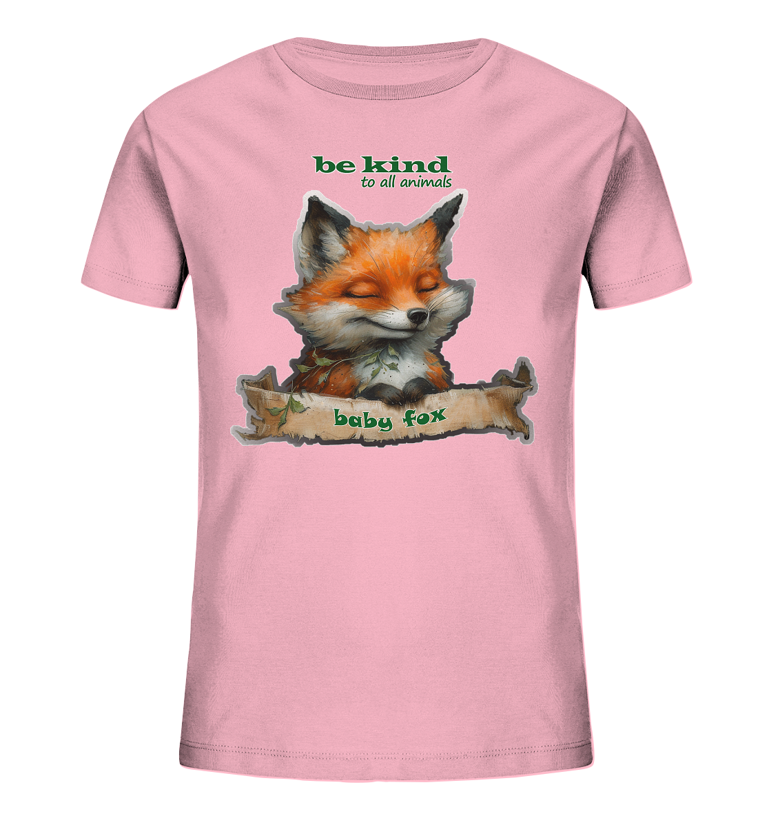 Motif "Baby Fox" - Children's Organic T-Shirt