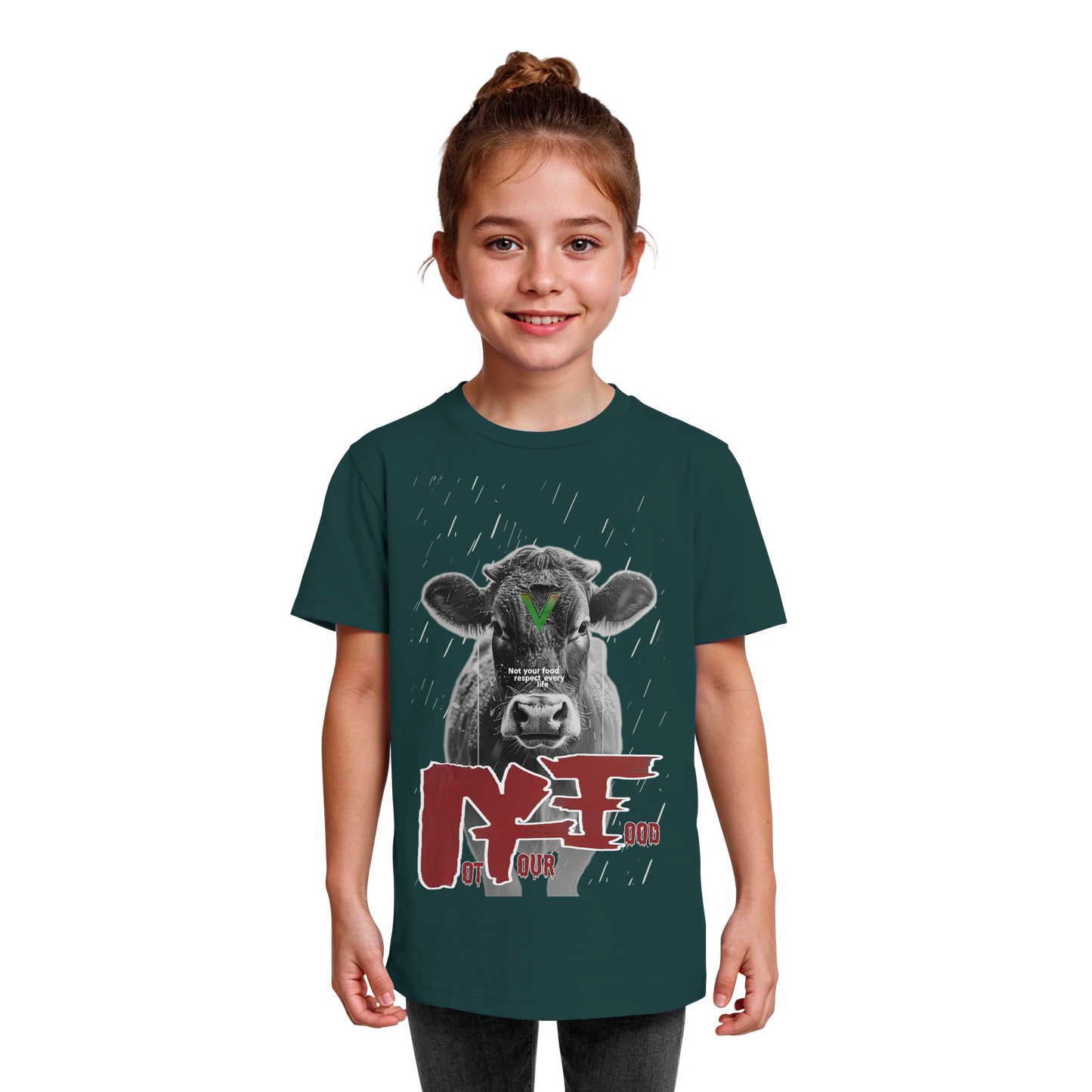 vegwear "not your food" - unisex Kids Bio Shirt, vegan, fair