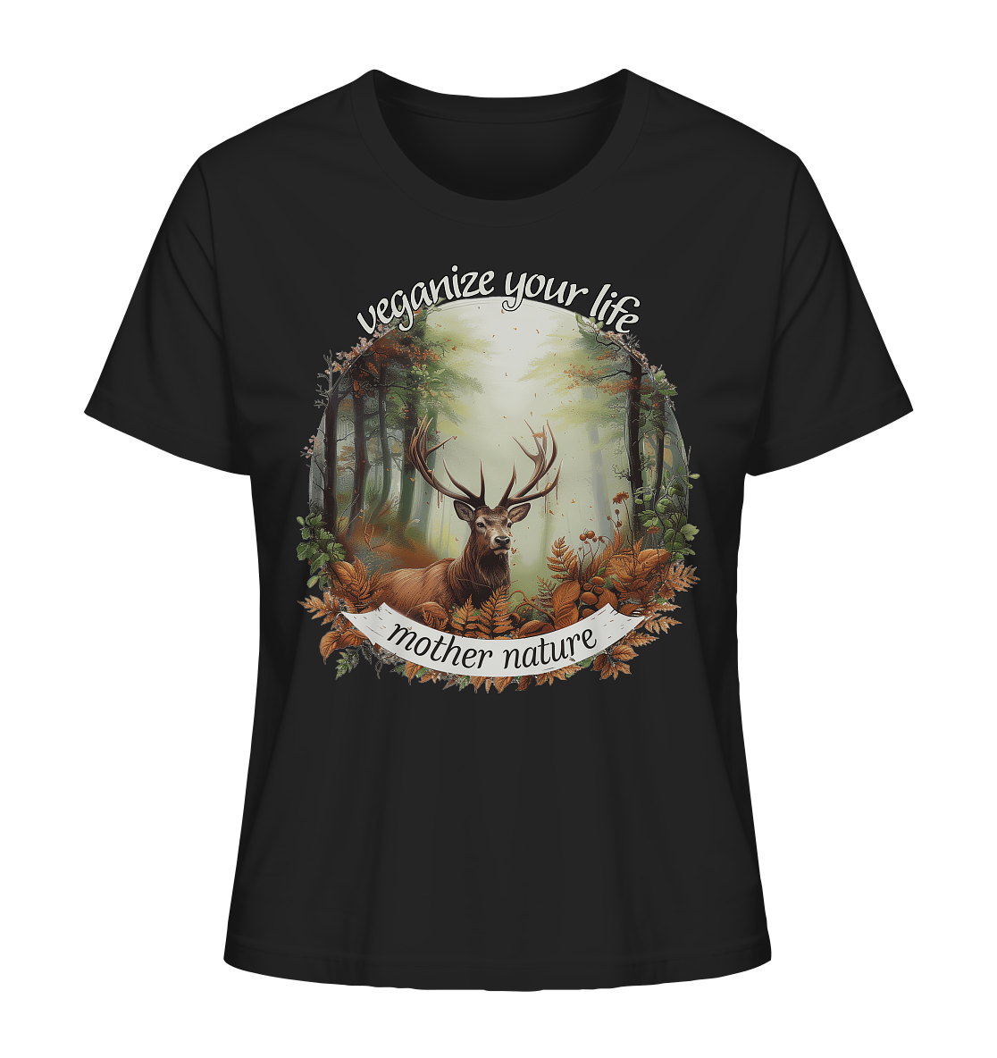 Motif "mother nature" - women's organic T-shirt