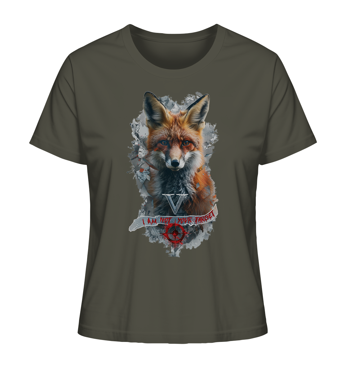 Motiv "not your target" - Damen Bio T-Shirt