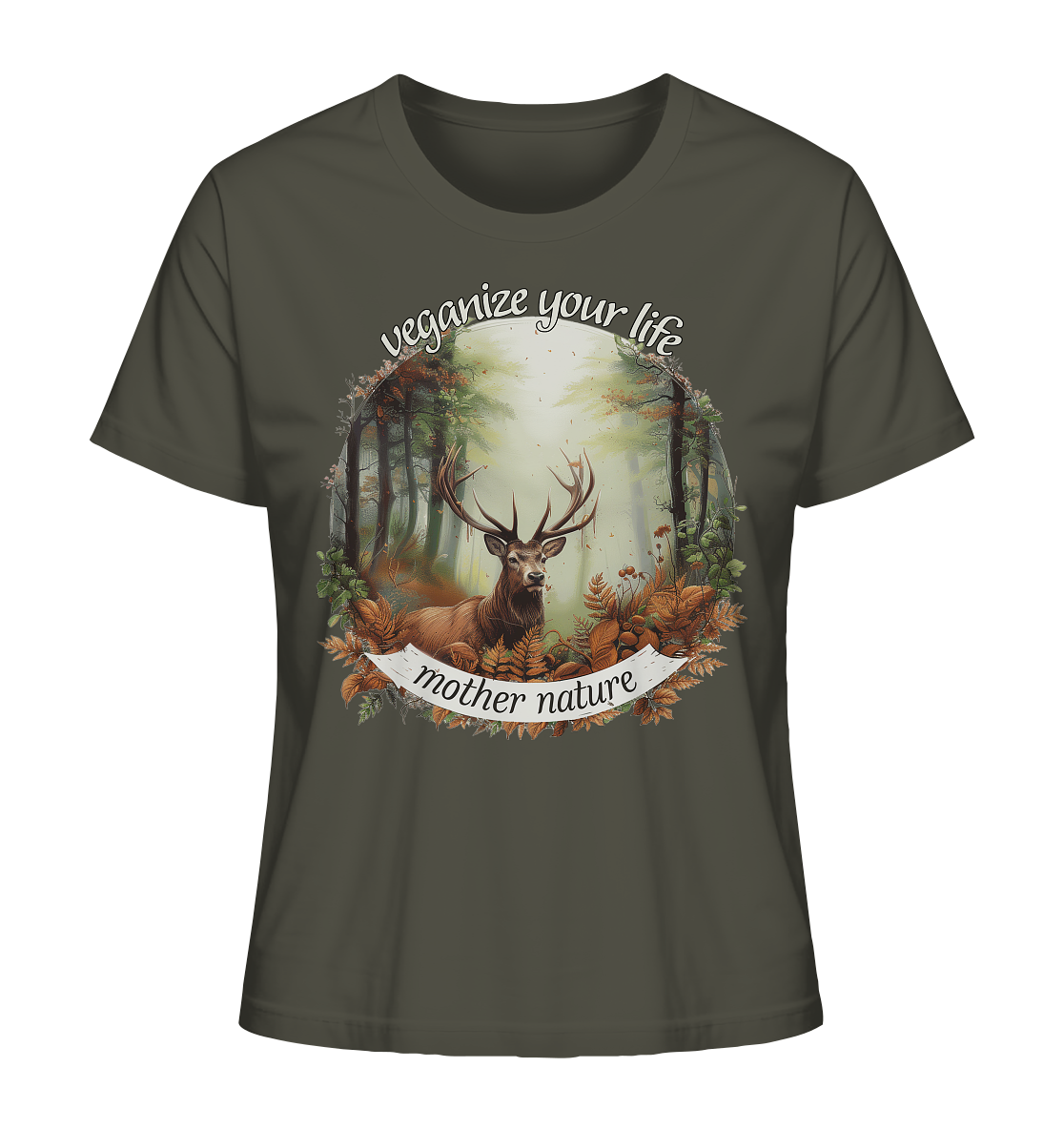Motif "mother nature" - women's organic T-shirt
