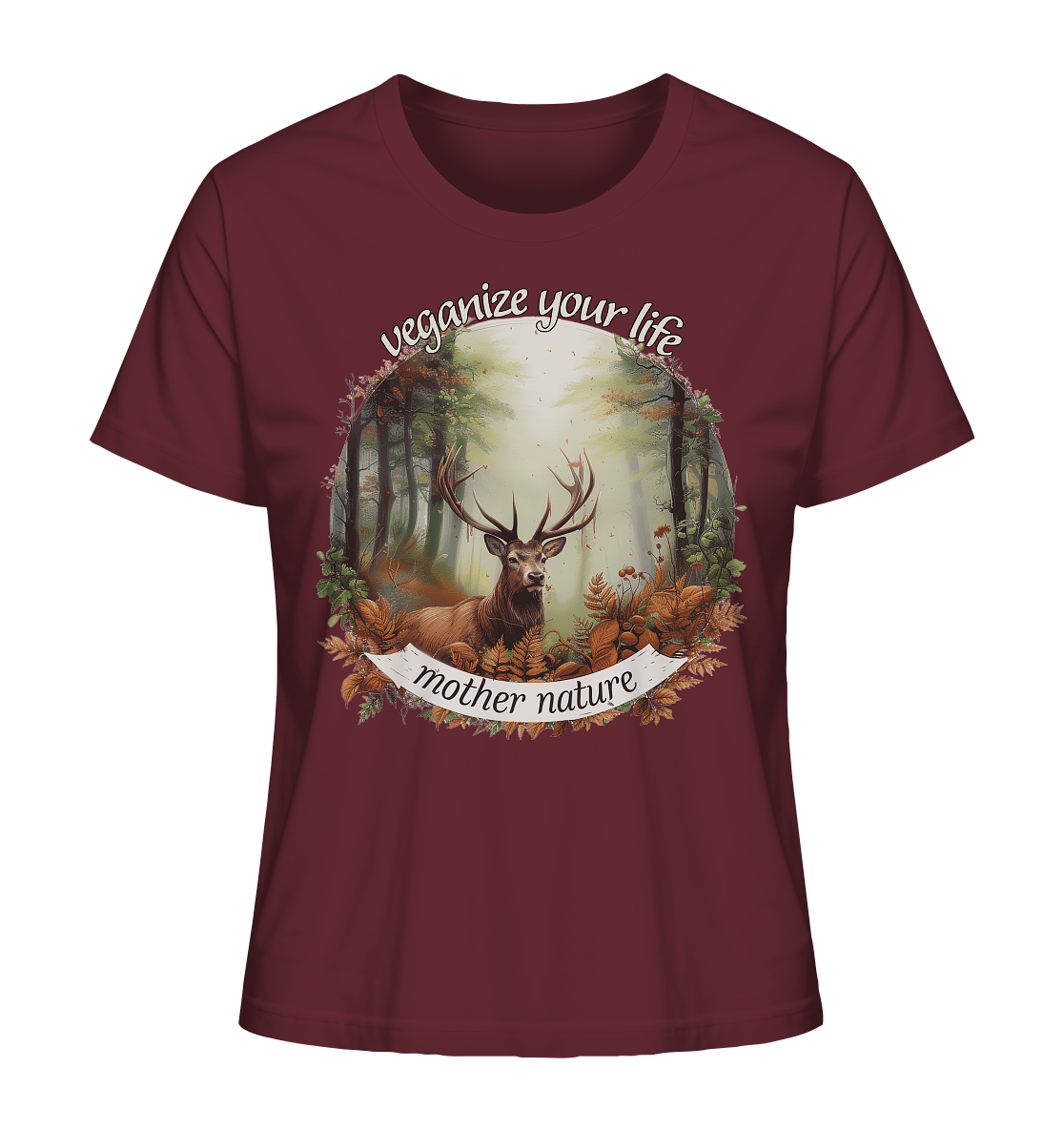 Motif "mother nature" - women's organic T-shirt