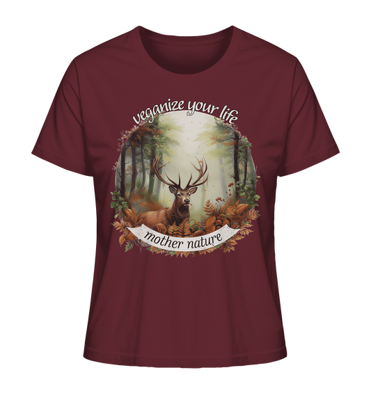 Motif "mother nature" - women's organic T-shirt