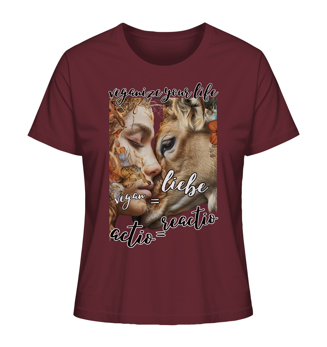 Motiv "actio = reactio" - Damen Bio T-Shirt