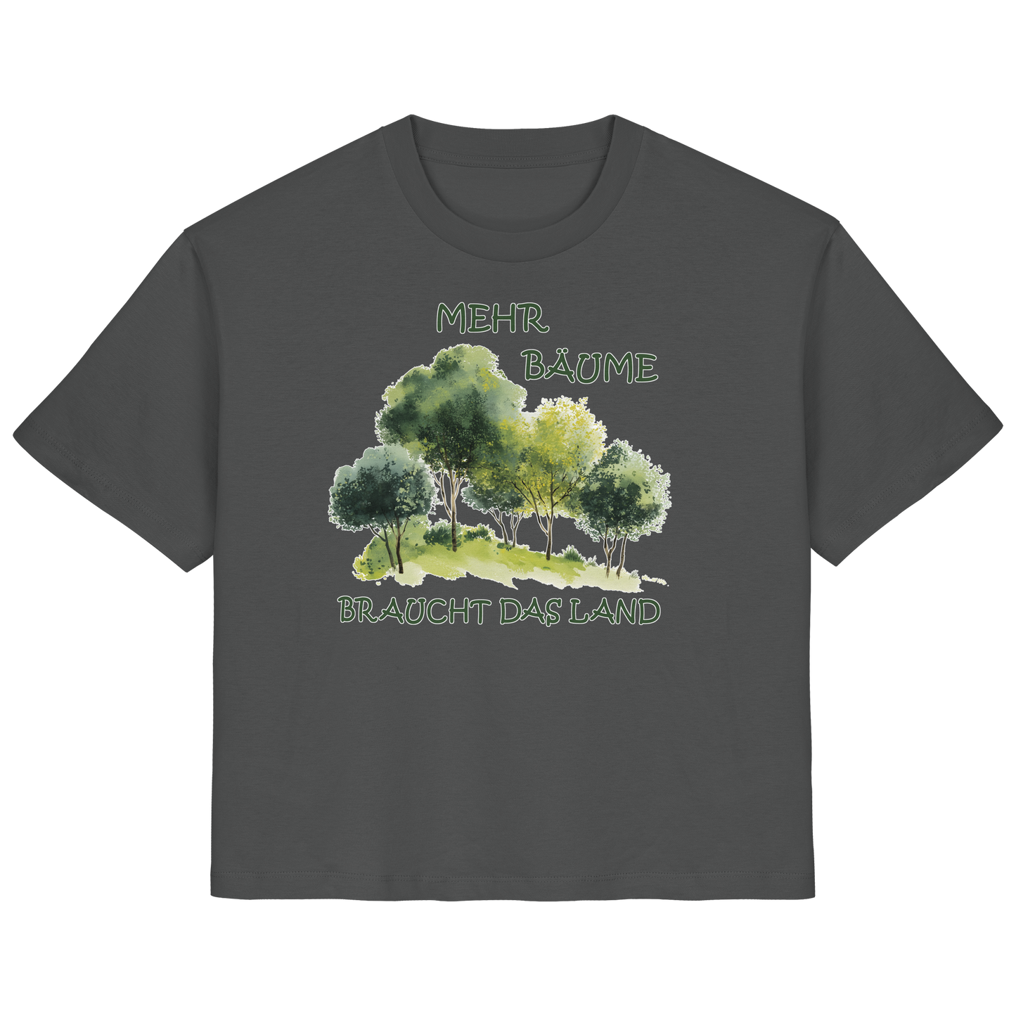 vegwear "mehr Bäume braucht das Land" - Damen Bio T-Shirt, vegan, fair, nachhaltig