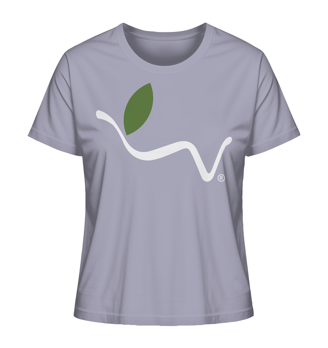 Motiv "vegwear Logo weiß" - Damen Bio T-Shirt