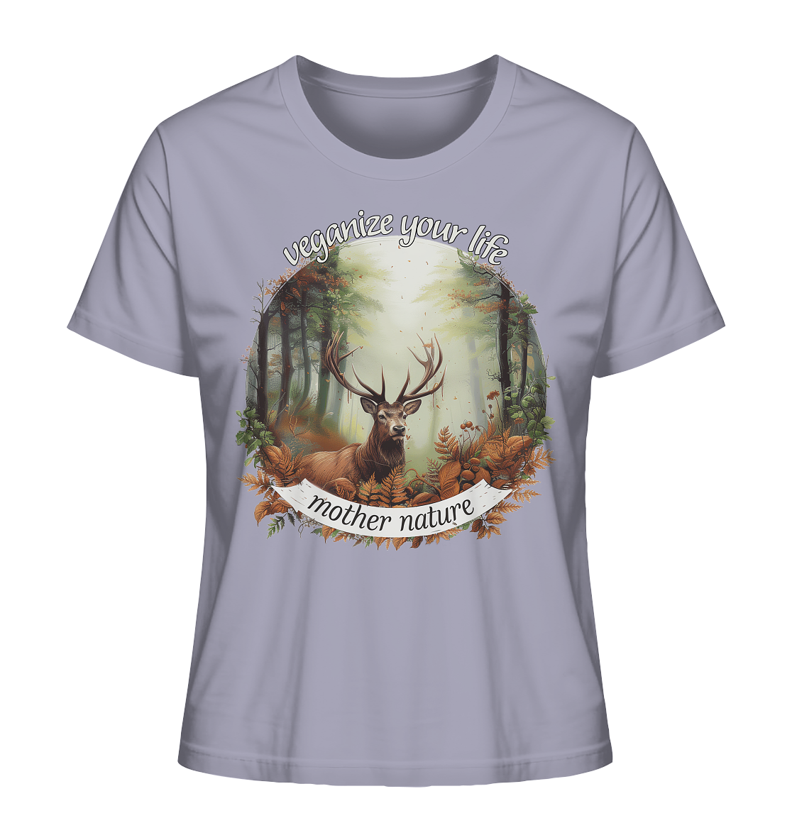 Motif "mother nature" - women's organic T-shirt