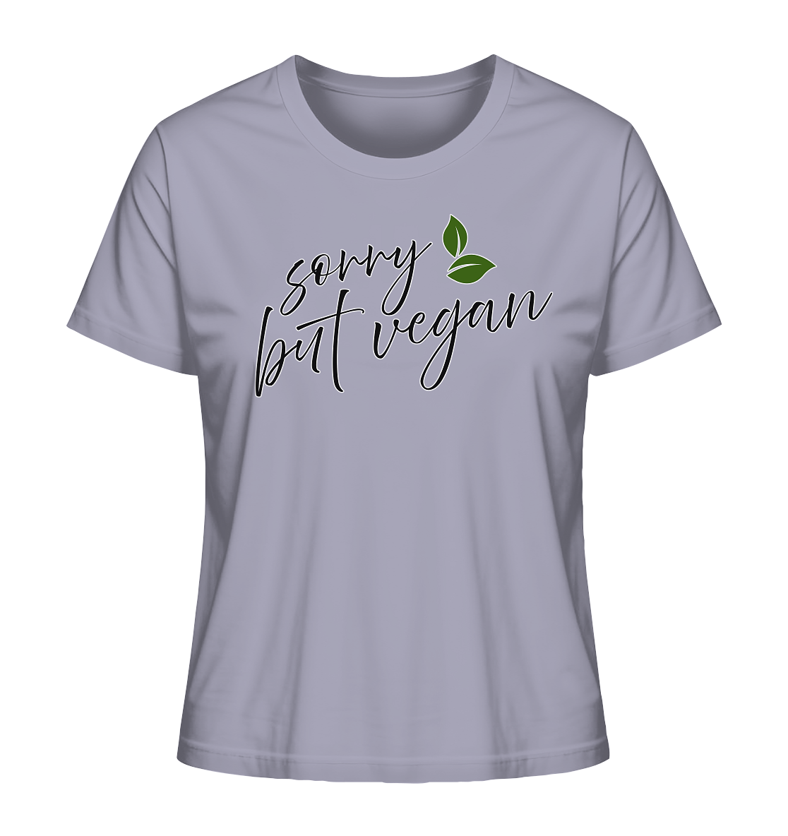 vegwear "sorry but vegan" - Damen Bio T-Shirt vegan & fair