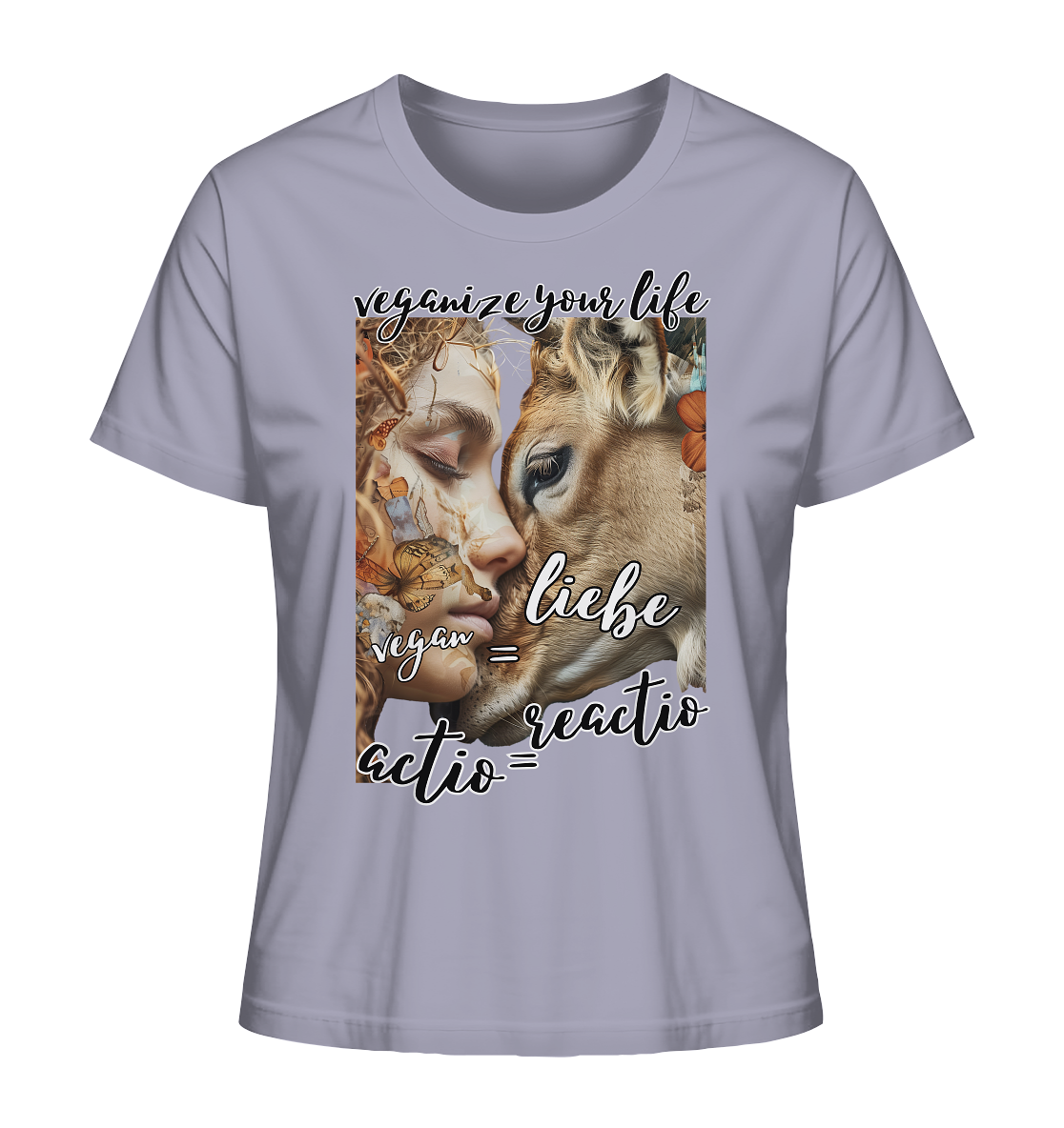 Motiv "actio = reactio" - Damen Bio T-Shirt