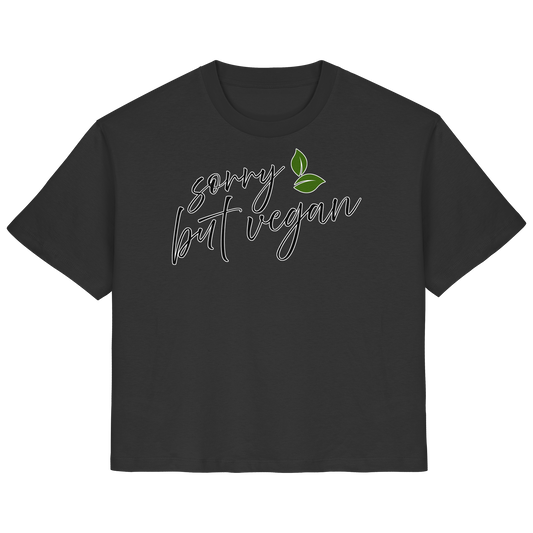 vegwear "sorry but vegan" - women's T-shirt, organic, vegan