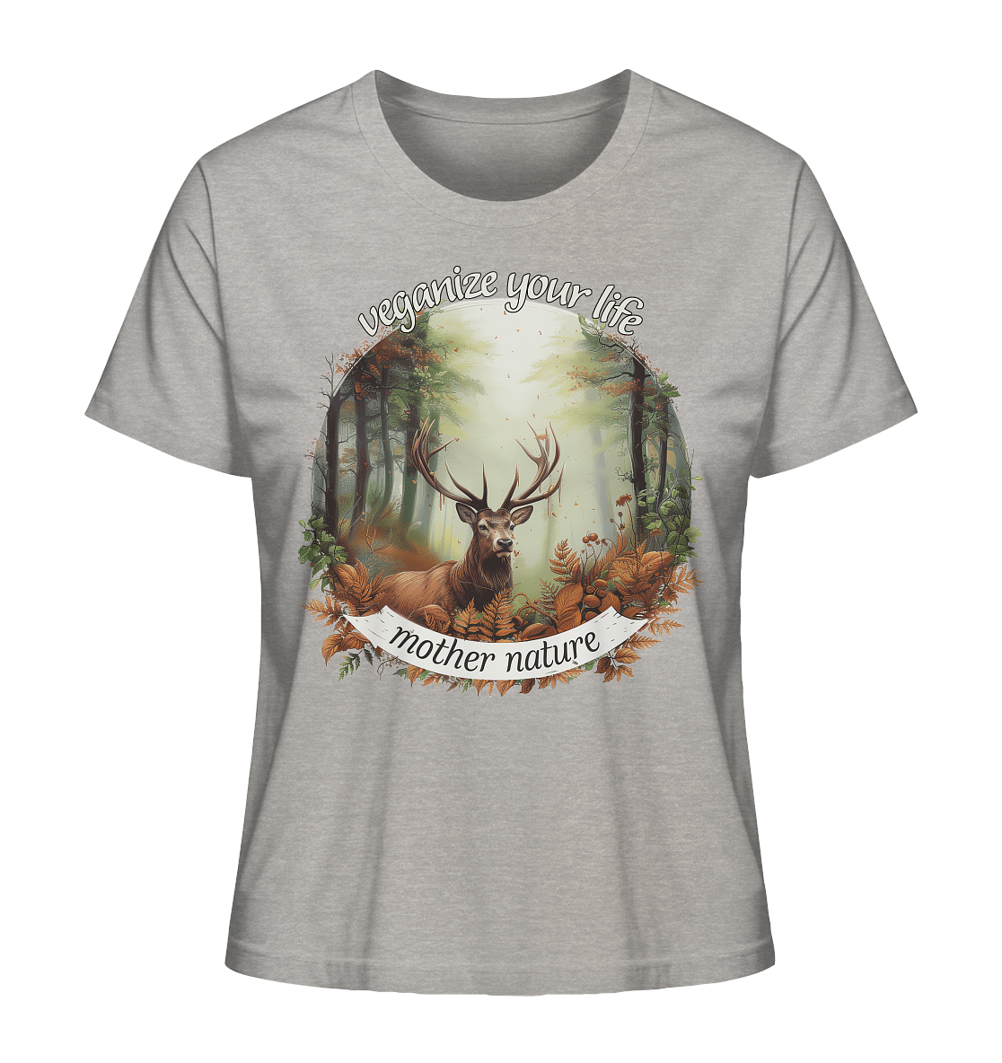 Motif "mother nature" - women's organic T-shirt