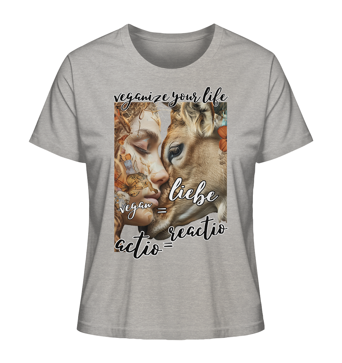 Motiv "actio = reactio" - Damen Bio T-Shirt