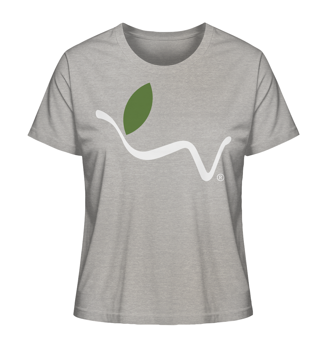Motiv "vegwear Logo weiß" - Damen Bio T-Shirt