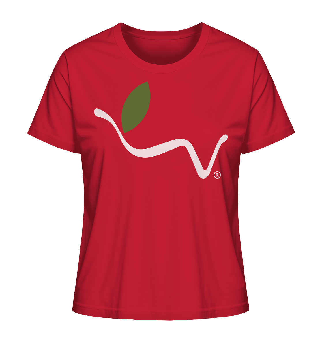 Motiv "vegwear Logo weiß" - Damen Bio T-Shirt