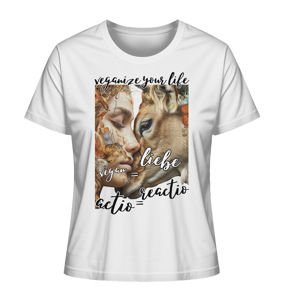 Motiv "actio = reactio" - Damen Bio T-Shirt