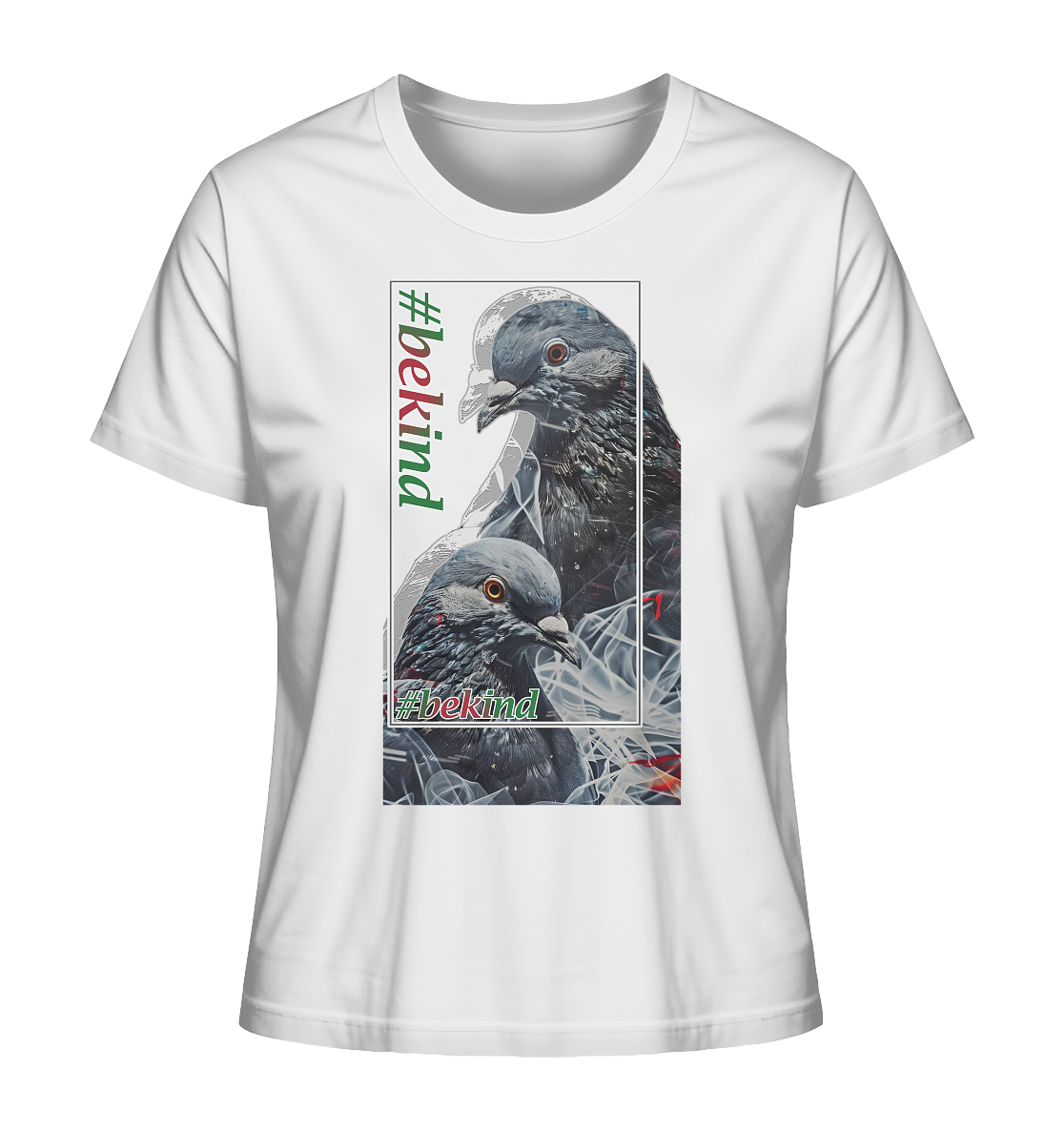 Motiv "be kind" - Damen Bio T-Shirt