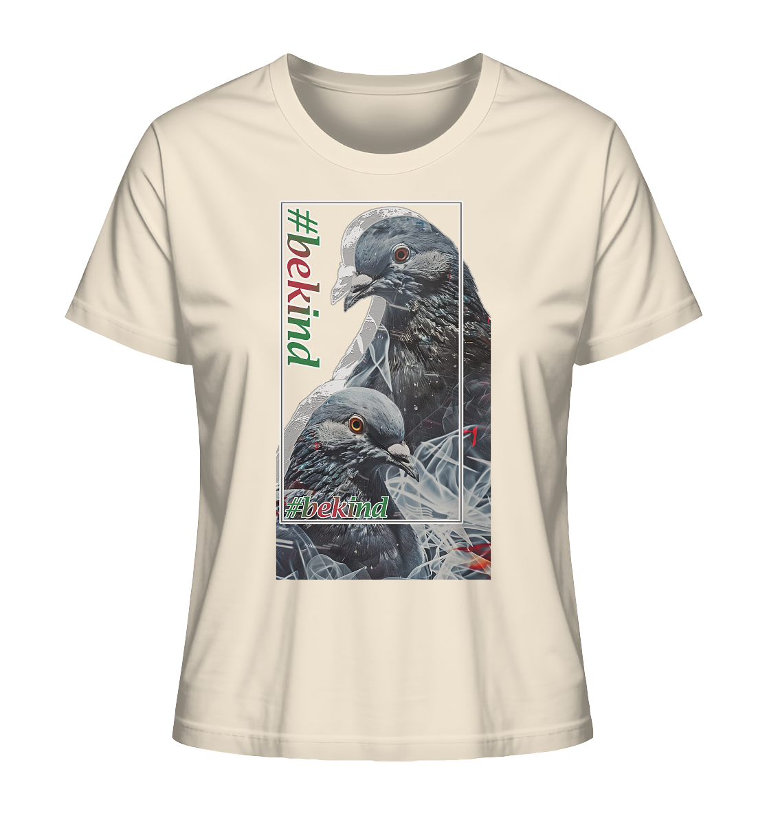 Motiv "be kind" - Damen Bio T-Shirt