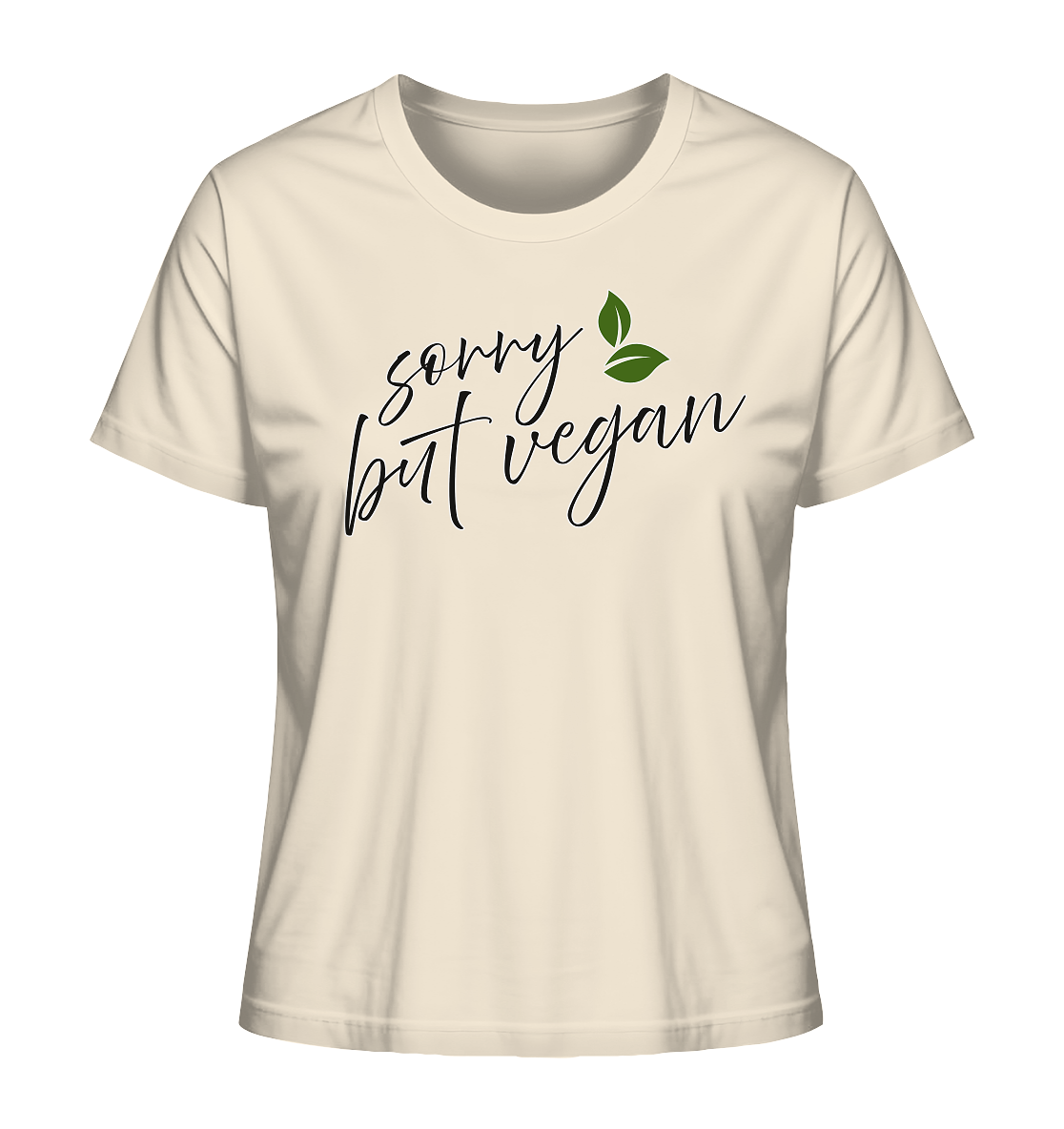vegwear "sorry but vegan" - Damen Bio T-Shirt vegan & fair