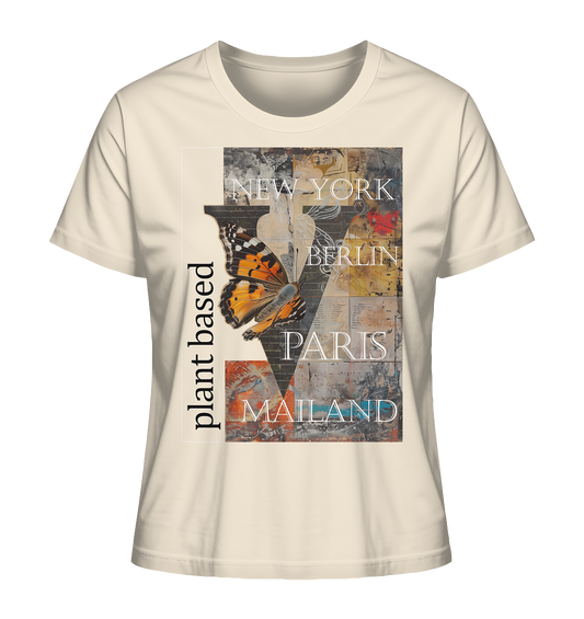 Motiv "plant based cities" - Damen Bio T-Shirt