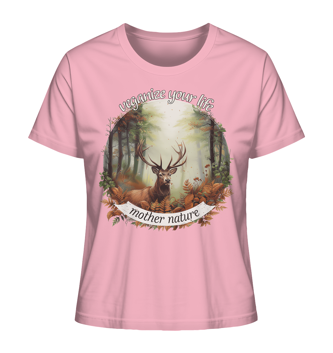 Motif "mother nature" - women's organic T-shirt
