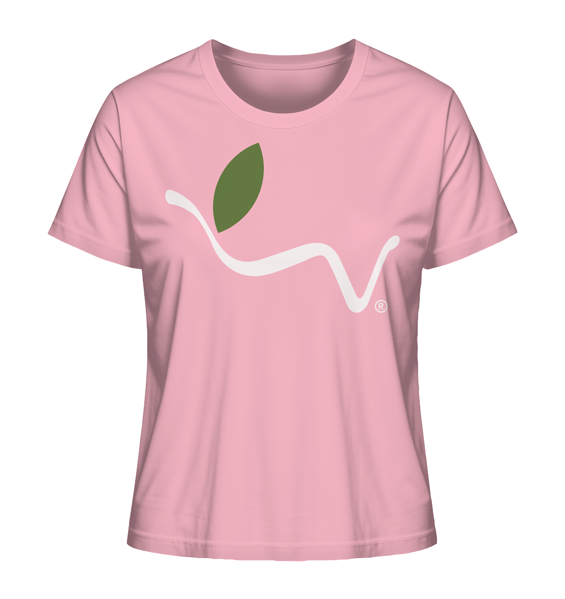 Motiv "vegwear Logo weiß" - Damen Bio T-Shirt
